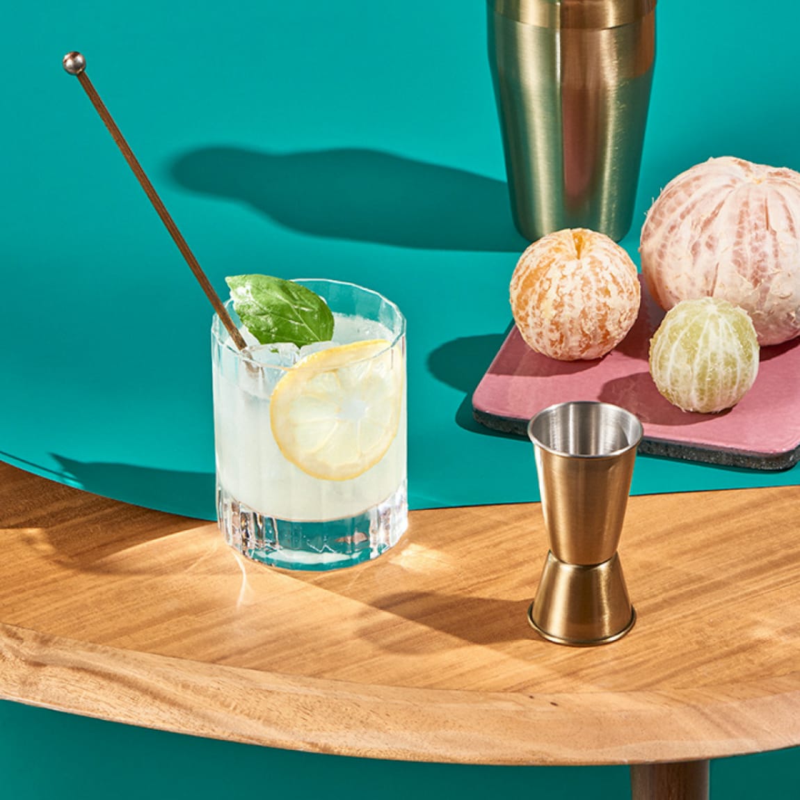 Lemon Basil Margarita Recipe Image